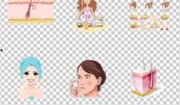 皮肤爆料手绘素材视频